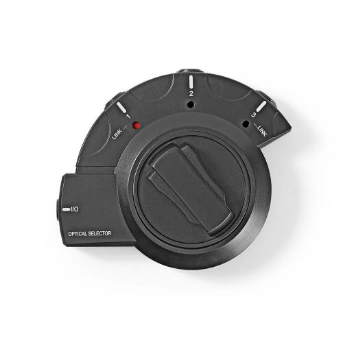 Comutador Audio Digital 3xtoslink F P/ 1xtoslink F