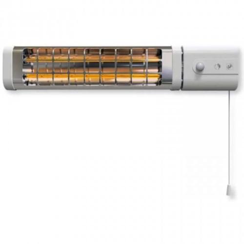 Aquecedor Interior Infravermelhos 1200w Cinzento .