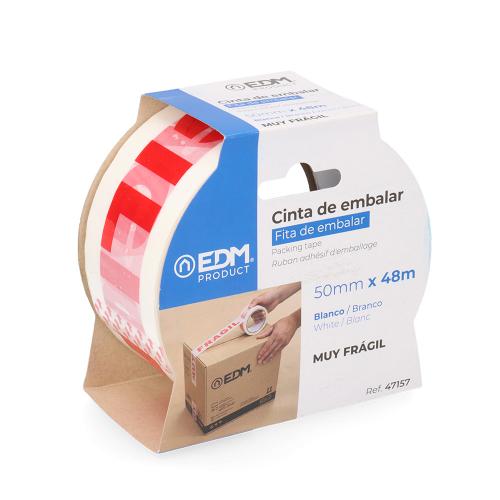 Fita em Espanhol "Muy Fragil" 48 Micras 50m X 50mm Edm