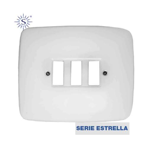 Placa 3 Elementos Grande Serie Estrella