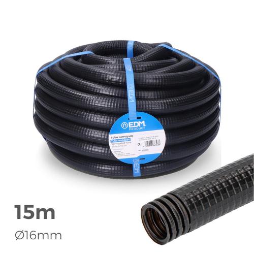 Tubo Anelado Exterior 16mm Ce M-25 15mts