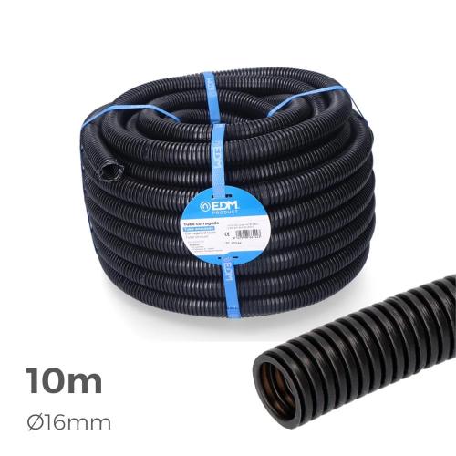 Tubo Anelado Para Interior Medida 16mm Ce M-25 10m