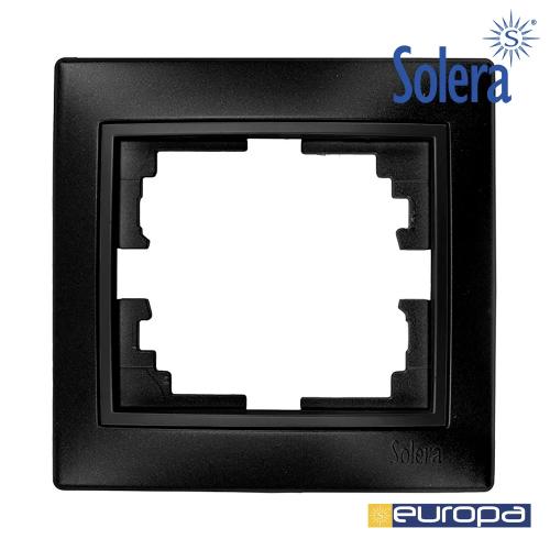 Moldura para 1 Elemento Grafite 83x81x10mm S.Euro.