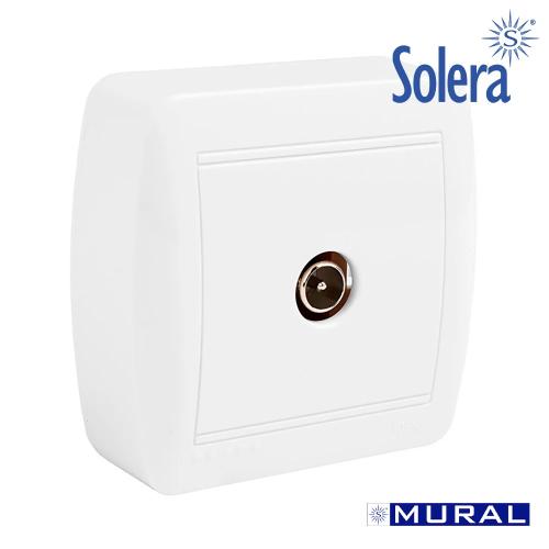 Tomada De Sinal Único Para Televisão 74x72x28mm