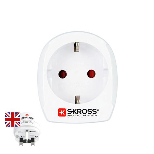 Adaptador de Tomada Europa-Reino Unido