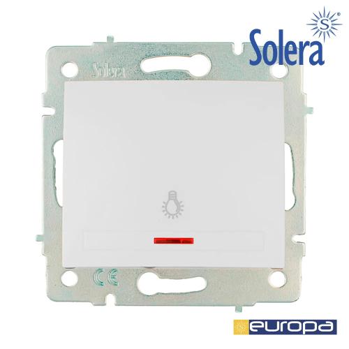 Botão Luz Luminoso 10a 250v S.Europa Solera