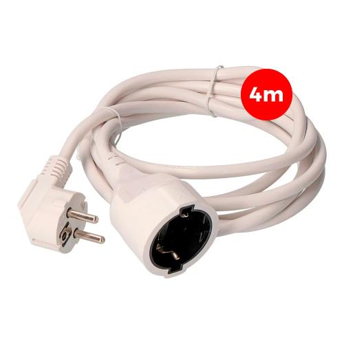 Extensão De Cabos 3x1.5 T/tl 4mts Branco