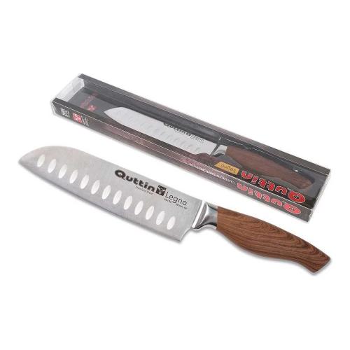 Faca de Cozinha Quttin Legno Santoku Aço inoxidáv.