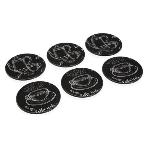 Base Para Copos Versa (6 Peças) (11 X 4,5 X 11 Cm)