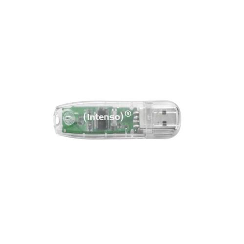 Memoria Usb Intenso Rainbow Line 32 Gb Transparen.