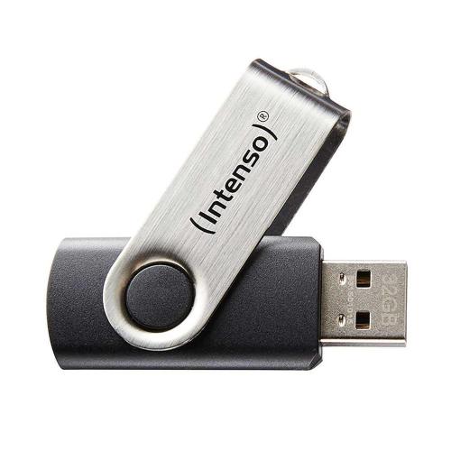 Memoria Usb Intenso Basic Line 32 Gb Negro Plata .