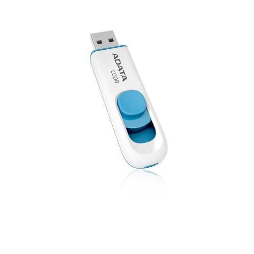 Adata 64gb C008 Usb Flash Drive Usb Type-A 2.0 Blue White