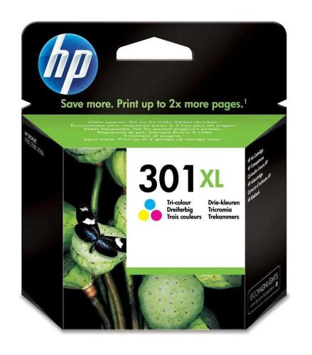 Hp Tinteiro Original 301xl Tricolor de Elevado Re.