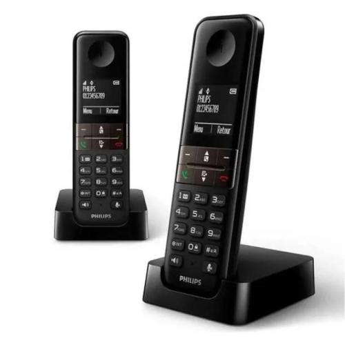 Teléfono Inalámbrico Philips D4702b/34 Duo 1,8" D.