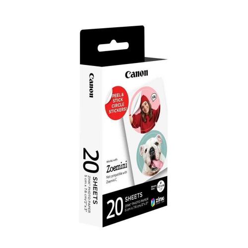 Zink Circle Paper 20 Sheet Inkj