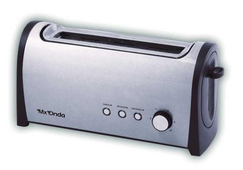MX ONDA MX-TC2215 TORRADEIRA 1000 W AÇO INOXIDÁVEL
