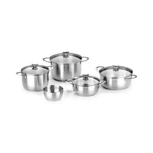 Batería de Cocina Bra Ancora Acero Inoxidable 18/.
