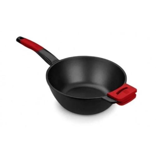 Sartén Wok Bra Premiere Rojo/Negro ( 28 Cm)