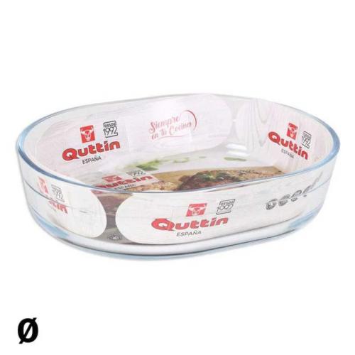 Molde de Bolos Quttin Cristal 1,5 L - 23,7 x 18,8.