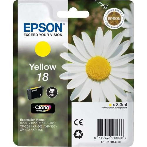 Cartucho Compatível Epson T1804 Amarelo