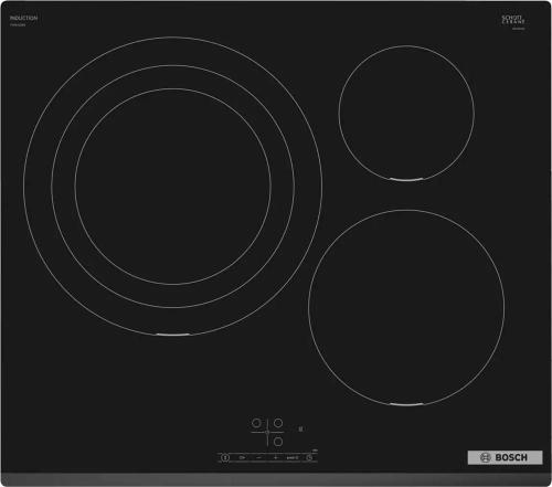 Induction Plate 3 Zones 7400w Series 4 (Black) - Bosch