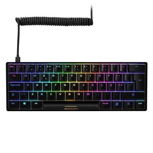 SHARKOON SGK50 S4 TECLADO USB QWERTY PORTUGUÊS PR.