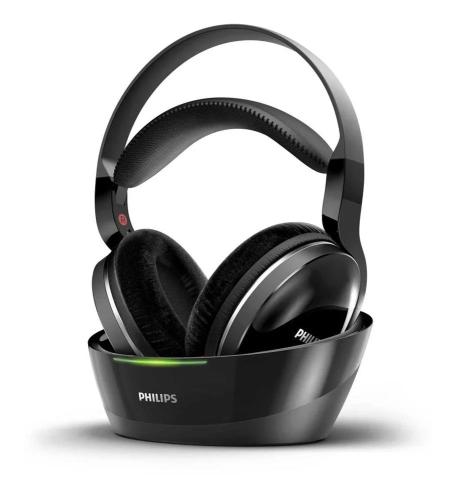 Auriculares de Diadema Philips Preto Sem Fios
