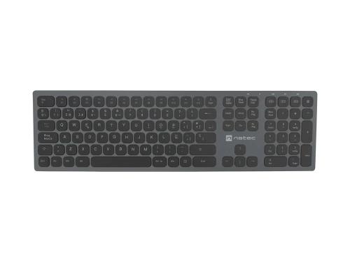 Teclado Natec Dolphin Slim Wireless Bluetooth Alu.