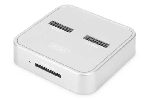 Digitus M.2 Nvme + M.2 Sata SSD Docking Station With Sd Express Card Reader Usb-C