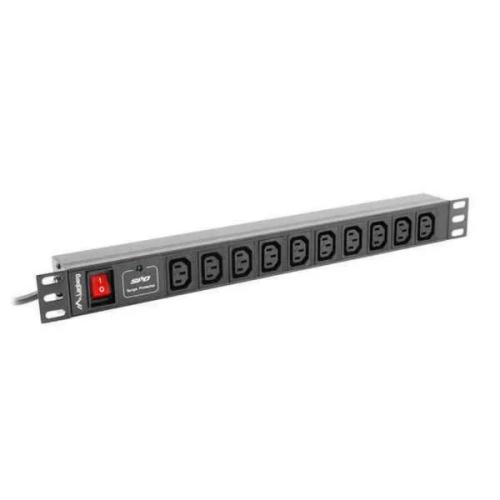 Lanberg Pdu Rack Power Strip (1u 10a 7x Iec C13 2m)