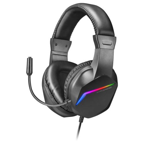 Auscultadores Headset Mh 122 RGB Preto - Mars Gaming
