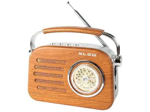 Blow 77-532# Rádio Portátil Analógico Madeira