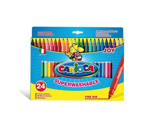 Caja 24 Rotuladores Colores Joy Carioca 40615