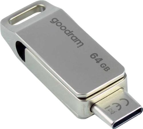 Flashdrive Goodram 64gb Oda Silver Usb 3.2