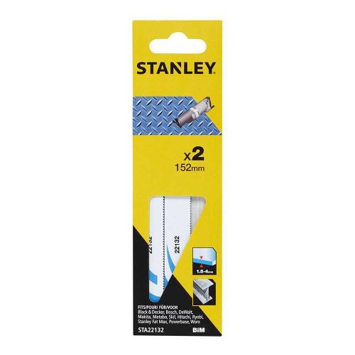 Pack 2 Folha Serra Sabre 15,2cm Metal Fino Sta221.