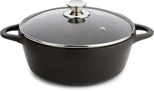 Cacerola Con Tapa Valira Black Ind 24cm Ø 24 Cm