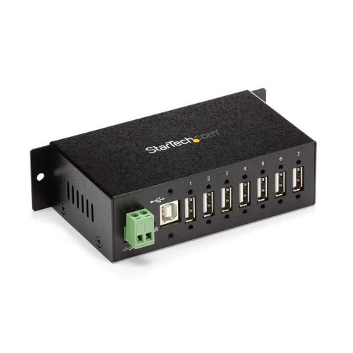 Startech.Com Usb 2.0 Hub - 7 Port - Mountable Rugged Industrial - Self Powered Usb Hub - Hub - 7 Por