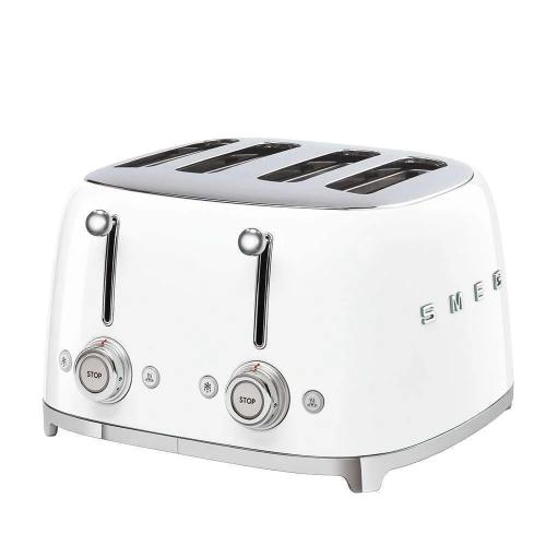 Smeg Toaster 4x4 50?style White Tsf03wheu