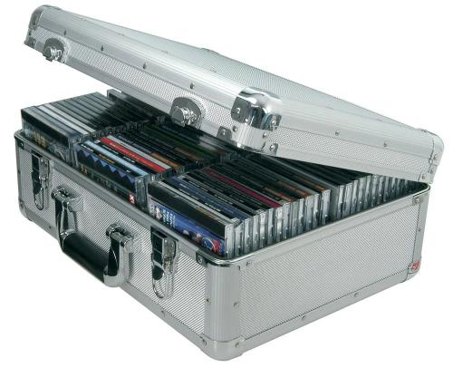 Aluminium Cd Flight Case, 80 Cds