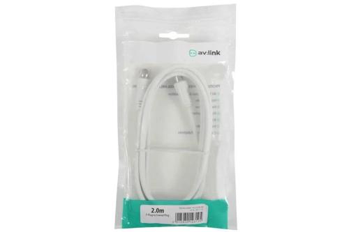 Coaxial F-Type Plug To Coax Plug Lead 2.0m