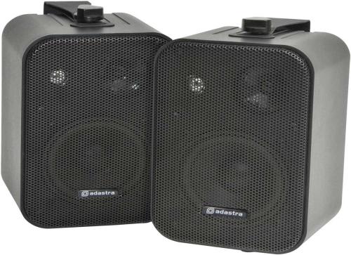 100v Line Speakers 4" 30w Black Pair