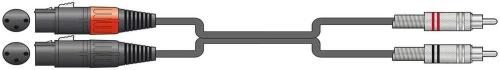 Classic Audio Lead 2 Xlr Female - 2 Rca Plugs 3.0m