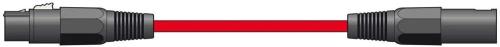 Classic Microphone Lead Xlr Female - Male 1.5m Red