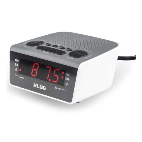 Rádio Despertador Elbe Cr-932 Am/Fm Branco