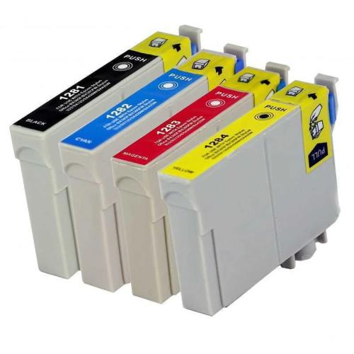Conjunto 4 Tinteiros Compatíveis Epson ref. T1281.
