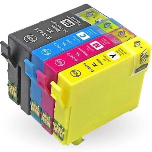 Conjunto 4 Tinteiros Epson 34 XL Compatíveis - re.