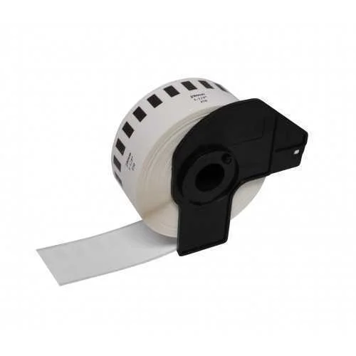 Etiquetas Compativeis Brother Dk22210 Branca - 29mm X 30.48 Metros Contínua Papel Térmico