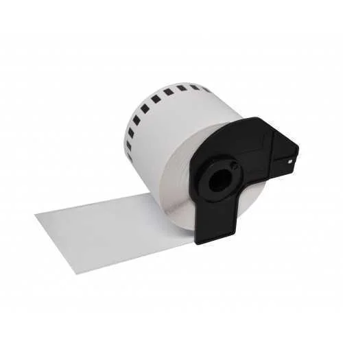 Etiquetas Compativeis Brother Dk22243 Branca - 102mm X 30.48 Metros Contínua Papel Térmico