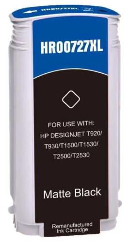 Tinteiro HP Compatível 727 Preto Mate (B3P22A)