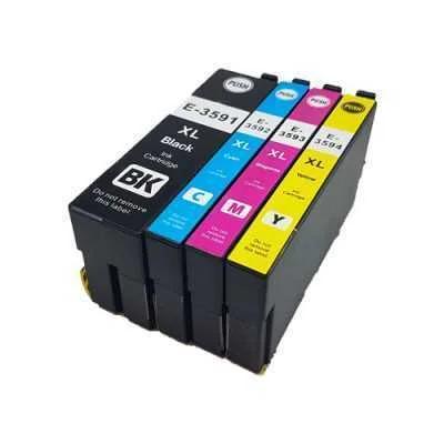 Conjunto 4 Tinteiros Epson 35 XL Compatíveis - re.